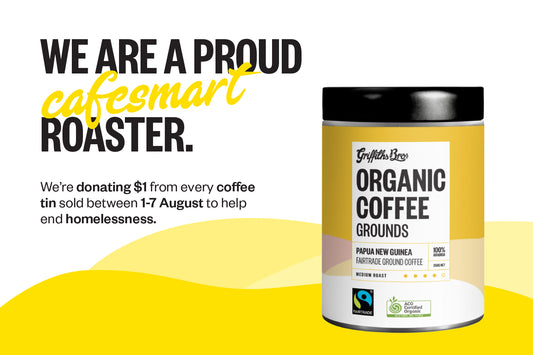 Griffiths Bros X CafeSmart. Drink Coffee, Do Good.