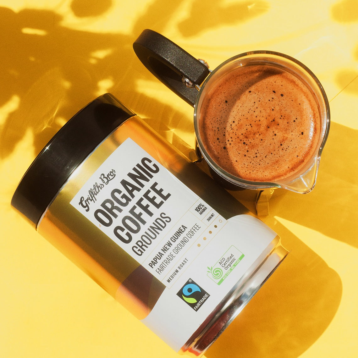 Griffiths Bros Coffee Roasters Ground Coffee, Coffee Grounds, Pre Ground Coffee. Papua New Guinea Coffee Tasting Notes Cocoa Nuts Toffee French Press coffee. Plunger Coffee Coffee Brew Methods