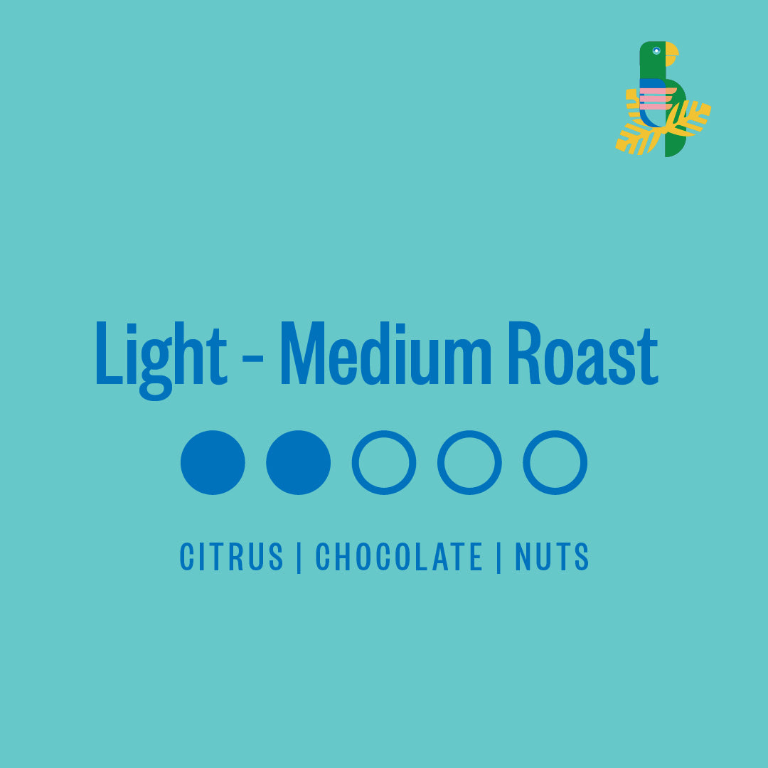 Griffiths Bros Coffee Roasters Colombian Dulima. Light - Medium Roast Citrus Chocolate Nuts