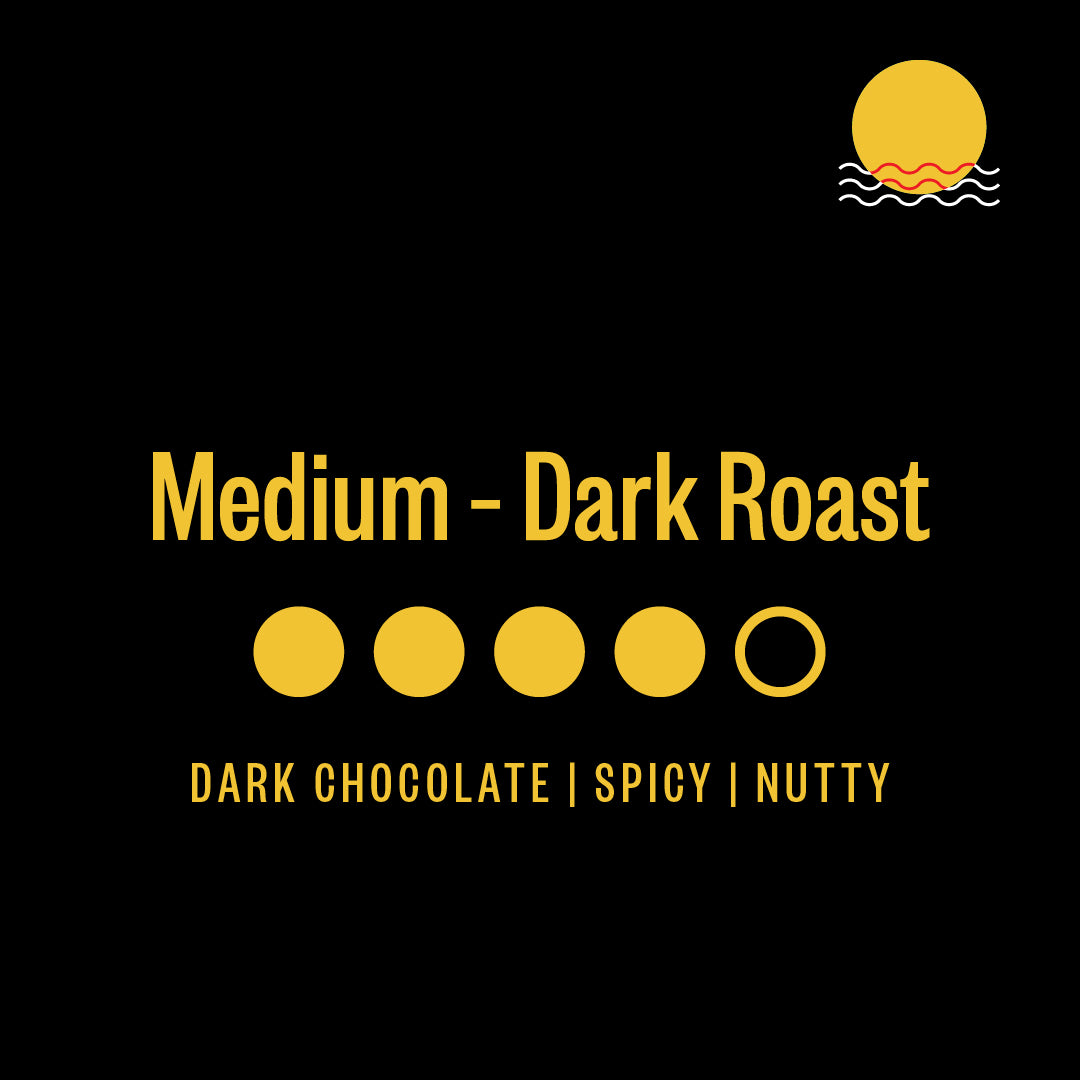 Griffiths Bros Coffee Roasters Papua New Guinea Single Origin. Tasting Notes Dark Chocolate Spicy Nutty