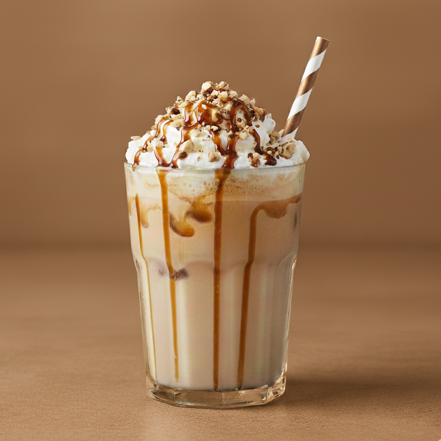 Hazelnut Syrup iced coffee