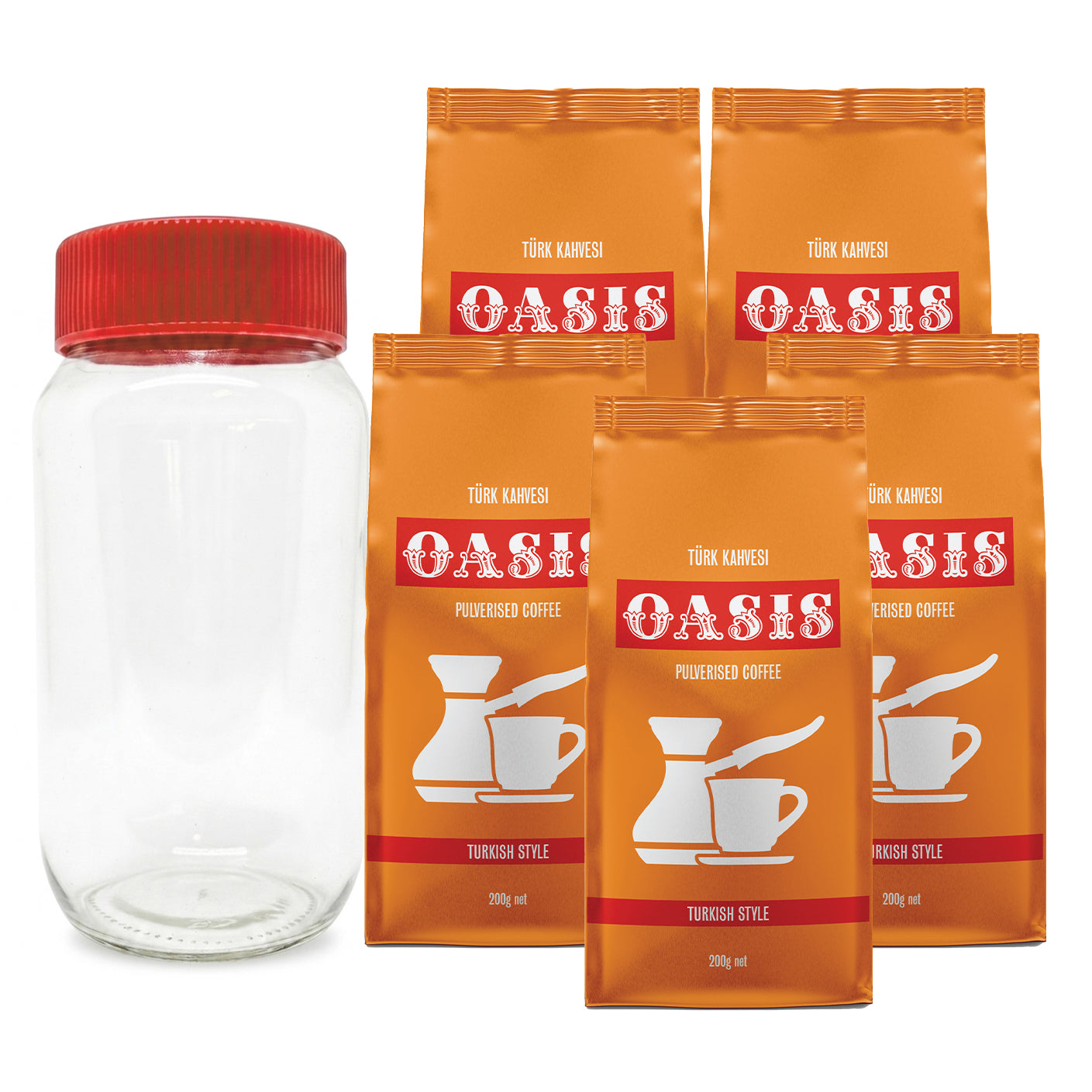 OASIS Turkish Light and BONUS Glass Jar Refill Bundle