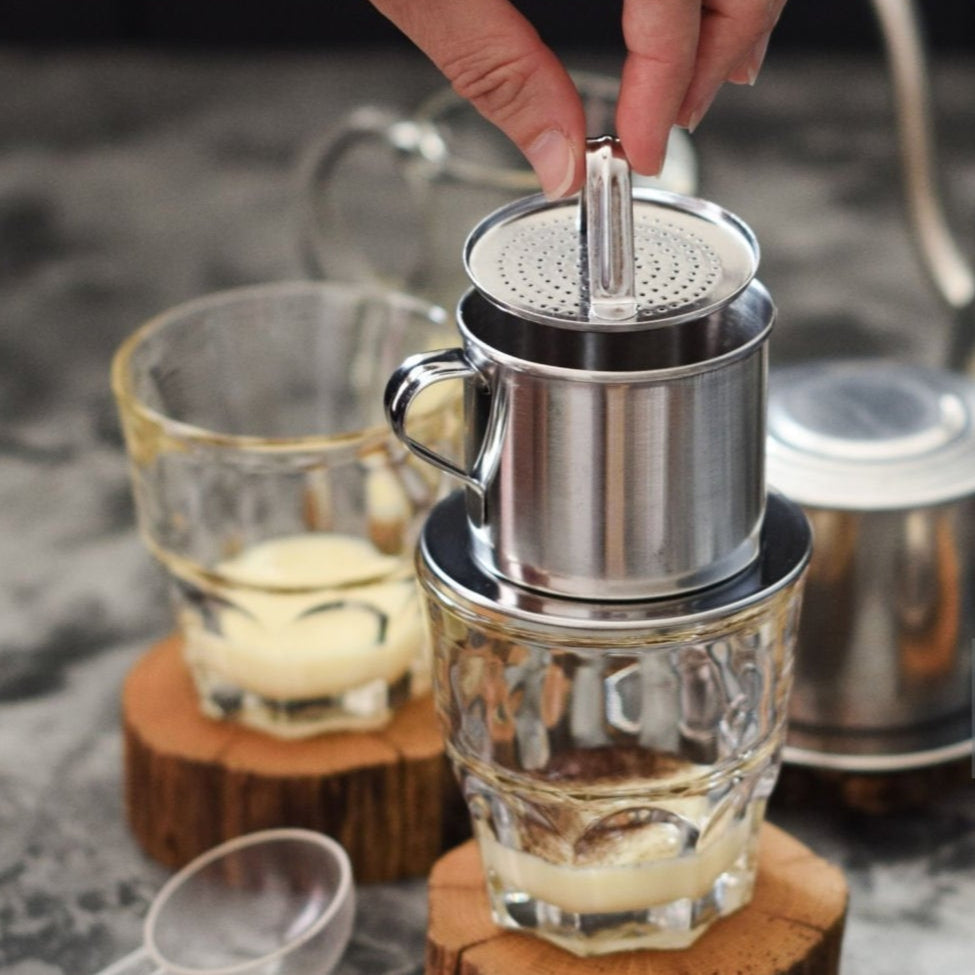 OASIS Vietnamese Coffee Phin Filter Brewing