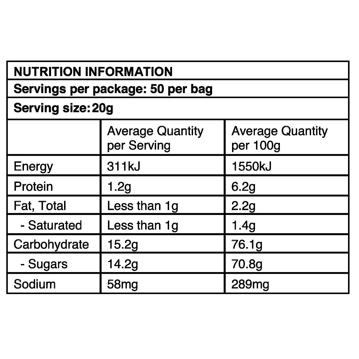 Heritage Drinking Chocolate 1kg