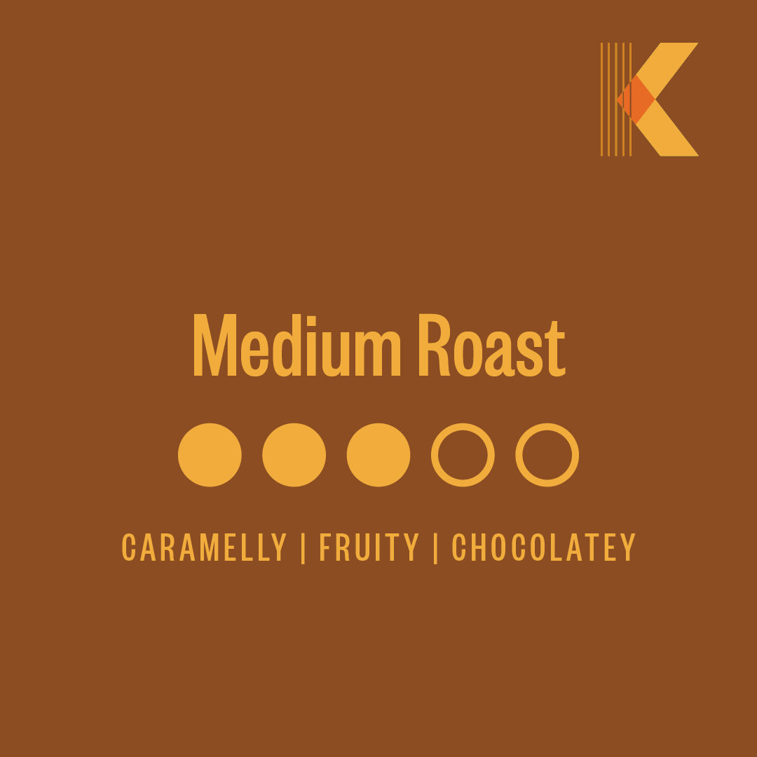 Griffiths Bros Coffee Roasters Kingston Classic Blend Tasting Notes. Caramelly Fruity Chocolatey Coffee.