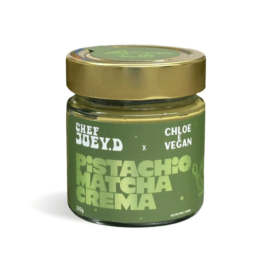 Chef Joey D Chloe e Vegan Pistachio Matcha Crema Latte