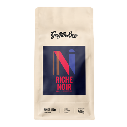 Griffiths Bros Coffee Roasters Riche Noir Blend Tasting Notes Spice Nuts Dark Chocolate