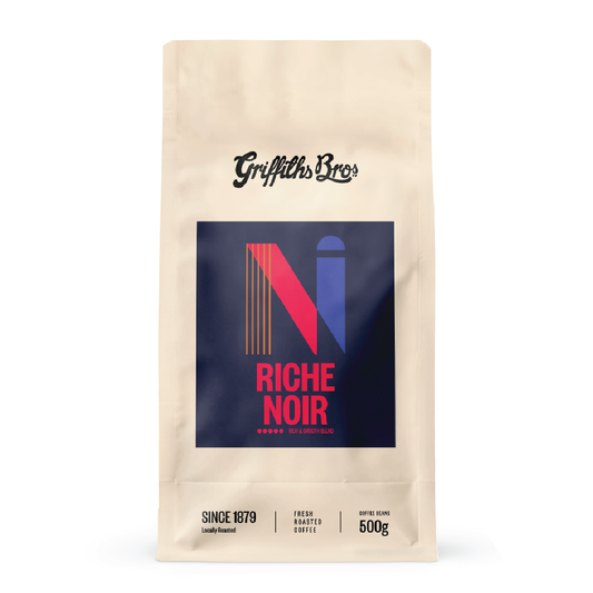 Griffiths Bros Coffee Roasters Riche Noir Blend Tasting Notes Spice Nuts Dark Chocolate