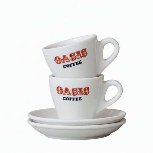 OASIS Coffee Cup and Saucer Set