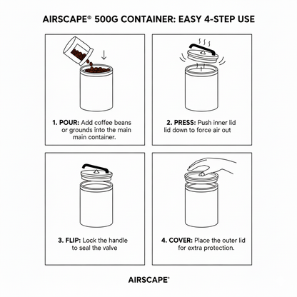 Airscape Canister White 500g