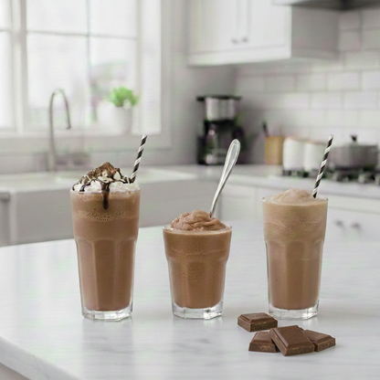 Chocolate Milkshake Chocolate Slushie Chocolate Frappe Chocolate Granita. Easy Frappe Recipe.