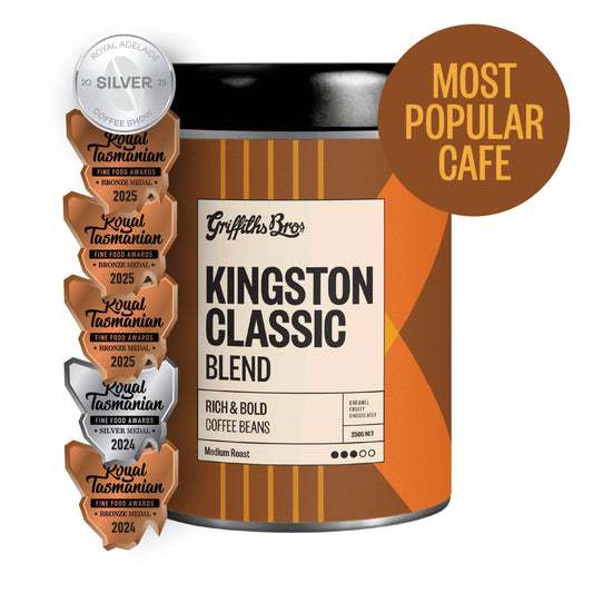 Multi-Award Winning Coffee. Griffiths Bros Kingston Classic.