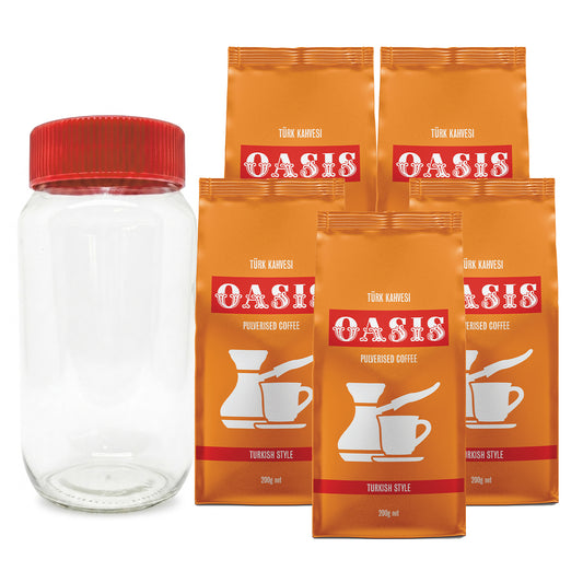 OASIS Turkish Light and BONUS Glass Jar Refill Bundle