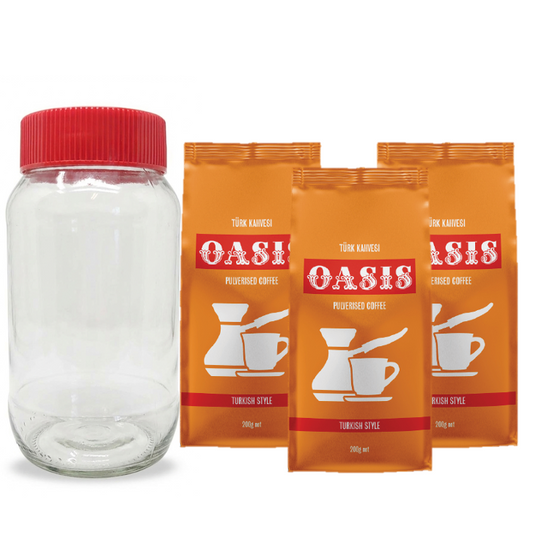OASIS Turkish Light and BONUS Glass Jar Refill Bundle